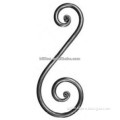 high quality Forged decorative curls design on gate